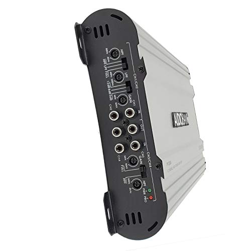 Audiobank 4 Channels 1000 WATTS Bridgedable Car Audio Stereo Amplifier P1004 Heavy-Duty Aluminum Alloy Heatsink | Class A-B Operation Remote On/Off Circuit Audiobank 4 Channels 1000 WATTS Bridgedable Car Audio Stereo Amplifier P1004 Heavy-Duty Aluminum Alloy Heatsink | Class A-B Operation Remote On/Off Circuit